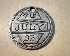 1880's Love Token Fancy Engraved Silver Canadian Coin