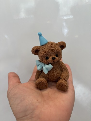 Edible cake toppers teddy bear - cake,