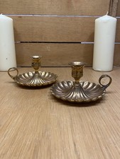 Pair Of vintage brass