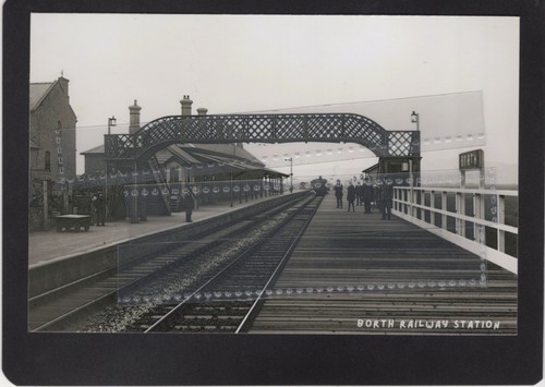 Borth railway station - borth,
