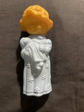 Vintage collectible cute Avon Girl with doll perfume bottle (c)