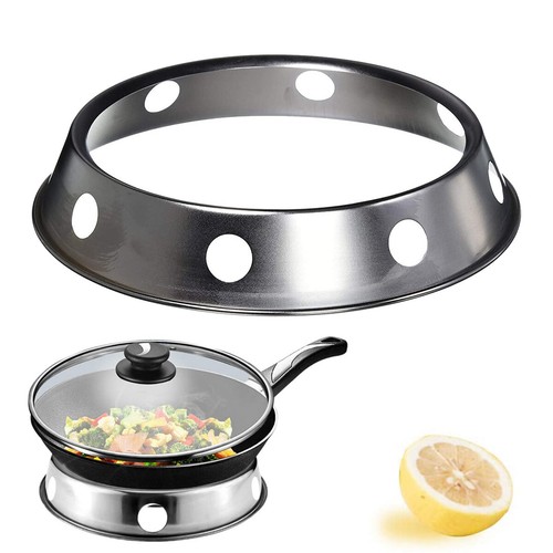 Stainless steel wok ring rack - steel,