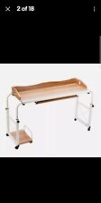 Adjustable Rolling Bedside Table Computer Desk Mobile OverBed Medical Desk 210cm