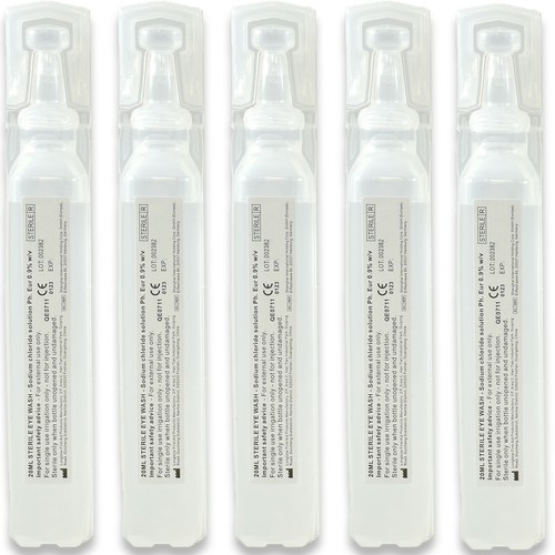 Sterile saline pods - 5,
