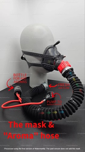 Half mask aroma hose - mask,