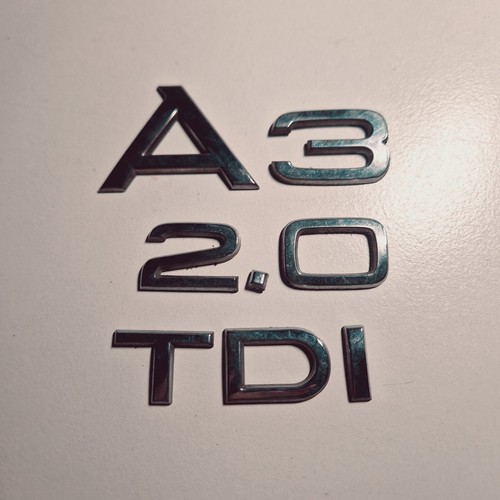 Tdi lettering rear - tdi, boot