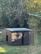 4 Seater Garden Rattan Furniture Table Chairs Sofa Wicker Outdoor Patio Set