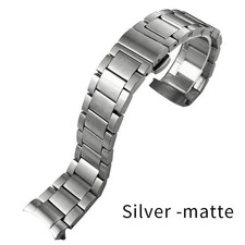 Curved End Steel Watch Strap