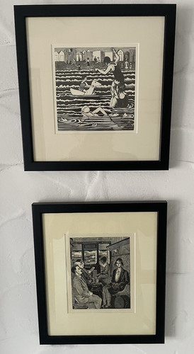 Pair tirzah ravilious wood - pair, of