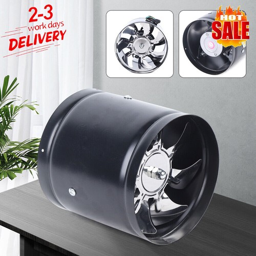150mm metal inline extractor - 150mm,