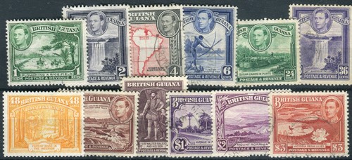 British guiana kgvi 1938 - british,