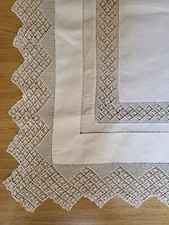 Edwardian Linen Tablecloth