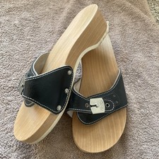 Scholl Exercise Sandals - Size 4 / 37 Scholl Pescura - black