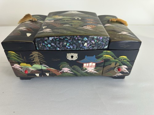 Vintage japanese black - black, lacquer