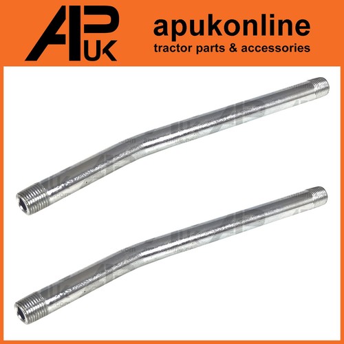 Grease gun tubes - 2x, cranked