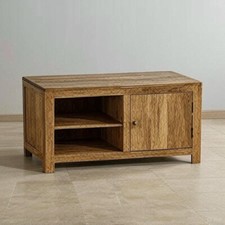 Mantis Mango Wood TV and DVD Entertainment Cabinet - Used