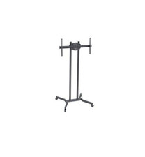 Portrait To Landscape Floor Trolley Stand for TV Screen 37"-70" 40kg AS1017P
