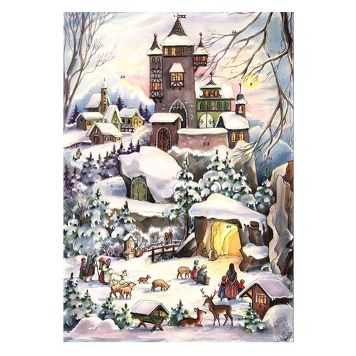 Hill house and animals - hill,