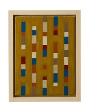 Modern swedish geometric oil - modern,