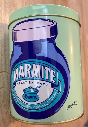 Marmite tin green vintage - marmite, in