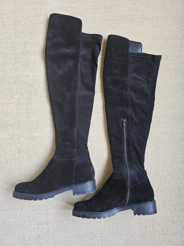 Dune london black suede - london,
