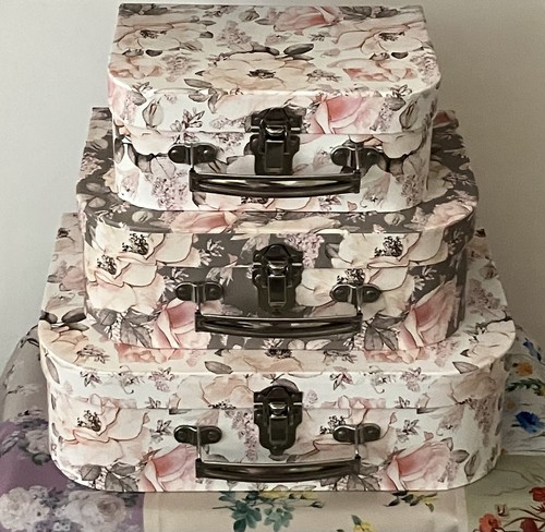Storage suitcase floral - ,