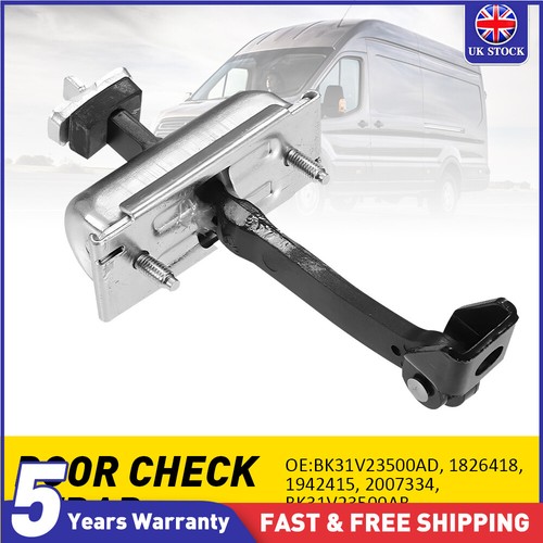 Front door hinge stop check - door,