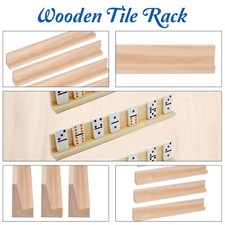 Square Wooden Rack Replacement Tile Holder Alphabet Tile Stand Craft DIY Lenght