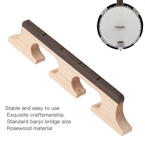 String banjo bridge rosewood - 4,
