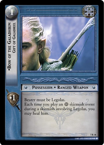 Bow the galadhrim gift of - of,