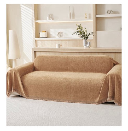 100 chenille natural sofa - chenille,