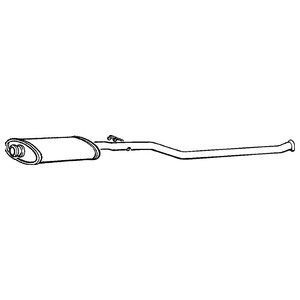 Centre exhaust pipe - centre,