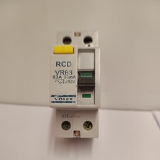 VOLEX VR63 63A 30mA DP RCD 63
