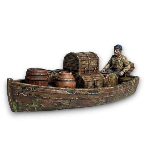 Cargo boat dinghy - figure, (z