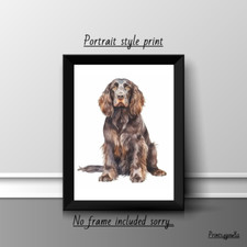 FIELD SPANIEL DOG PET  A4