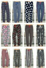 Ladies Women Fleece PJs Pyjama