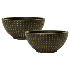 Bowl Planter 2Pc Plastic