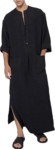 Men kaftan thobe long sleeve - kaftan,