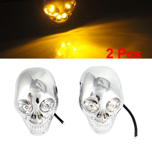Motorcycle yellow led silver - yellow,