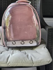 Portable Pink Pet Dog Cat Travel Carrier Mesh Backpack Front Puppy Shoulder Bag