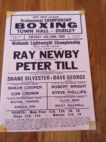 Boxing handbill - boxing,