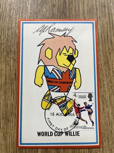 Alf ramsey signed world - signed,