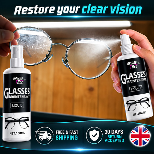 Glasses cleaner spray lens - glasses,