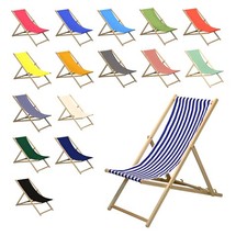 Wooden deck chair - deck,