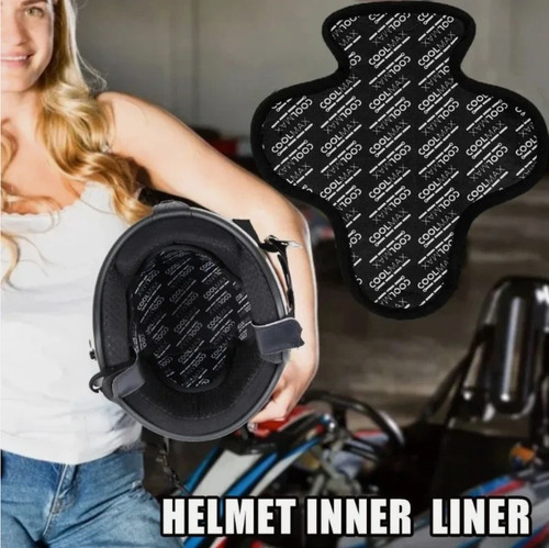 Motorcycle helmet liner anti - helmet,