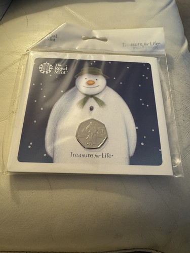 Royal mint snowman 2019 50p - royal,