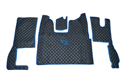 Eco leather floor mats set - mats,