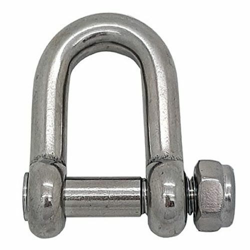 Stainless steel shackle with - steel, d