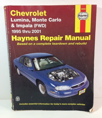 Haynes repair manual 01 - haynes, '95-'01