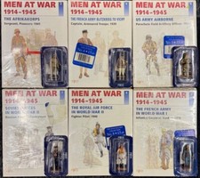 MEN AT WAR 1914-1945 MAGAZINE AND FIGURES DEL PRADO OSPREY - VARIOUS ISSUE